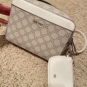 Nine West Cream Crossbody Bag Chic Design